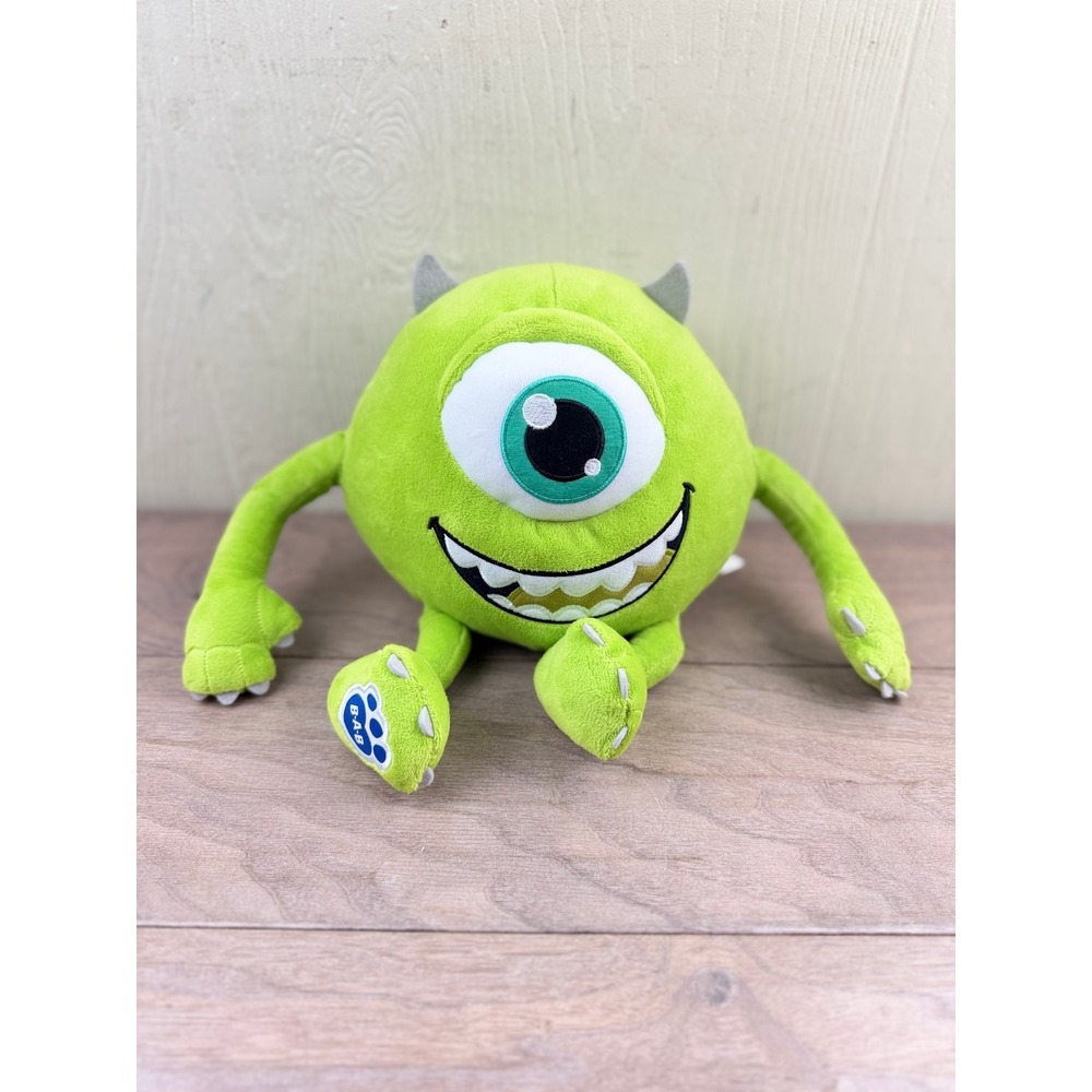 Build-A-Bear Mike Wazowski Disney Pixar Monsters Inc Plush Stuffed Toy